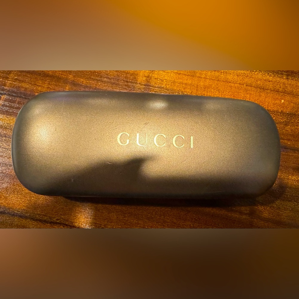 Gucci Gold Eyewear Case